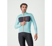 Castelli Unlimited Trail 2 Long Sleeve Jersey Pool Blue Dark Grey - M