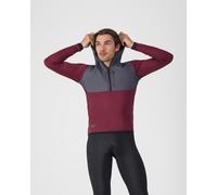 Castelli Unltd Roam Hoodie Burgundy Dark Grey - 3XL