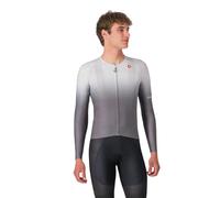 Castelli UPF Long Sleeve Jersey Silver Gray, Size XXL