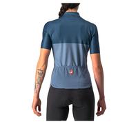 Castelli Velocissima Short Sleeve Jersey Blue XL Woman XL Light Steel Blue / Moonlight Ocean