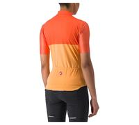 Castelli Velocissima Short Sleeve Jersey XS Soft Orange / Scarlet Ibis