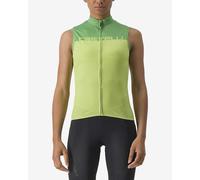 Castelli Velocissima Sleeveless Jersey Glossy Lime Green Women - S
