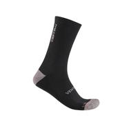 Castelli Venti Soft Merino Black Grey Socks, Size XXL