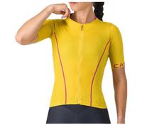 Castelli - Women's Anima Flow Jersey - Cycling jersey size L, yellow