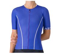 Castelli Anima Flow Short Sleeve Jersey Blue White - M