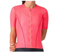 Castelli Anima Flow Short Sleeve Jersey Bright Pink - XS