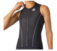 Castelli Anima Flow Sleeveless Jersey Black White Women - S