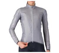 Castelli - Women's Aria Shell 2 Jacket - Cycling jersey size S, grey