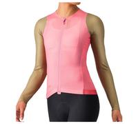 Castelli Corretto Long Sleeve Jersey Pink S Woman S Pink Giro / Elmwood