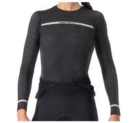 Castelli - Women's Merino Seamless Baselayer - Merino base layer size S/M, black/grey
