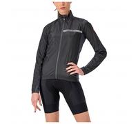 Castelli Squadra Stretch Jacket Black XL Woman XL Light Black / Dark Grey