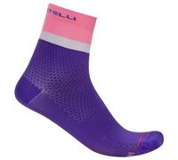 Castelli - Women's Tonal Logo 12 Sock - Cycling socks size 35-38, purple