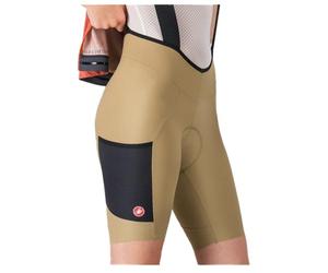 Castelli - Women's Unlimited Endurance DT Bibshort - Cycling bottoms size XL, sand