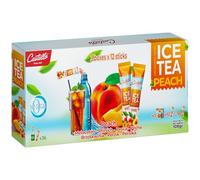 Castello since 1907 Iced Tea (Ice Tea) Zero & Instant Sachets | Peach | Total 36 sachets | 1 sachet = 500 ml of Tea | Zero Calorie | Zero Sugar | Zero Aspartame