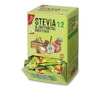Castello since 1907 - Stevia + Erythritol 1:2 Sweetener | 204 sachets of 2.5g | 100% Natural taste Sugar Substitute - 0 Calories - 0 Glycemic Index - Keto and Paleo - 0 Net Carbohydrates - 510 g
