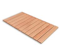 Castelmerlino 236 Larch Shower Board with Comfort Slat cm 103 x 58 for Plates cm 120 x 70