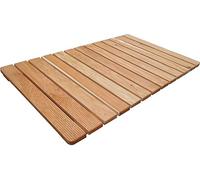 CASTELMERLINO Shower Accessories, larch wood, Natural, 105 x 62