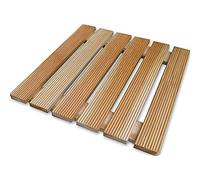 Castelmerlino Shower Accessories, Larch Wood, Natural, 49 x 49