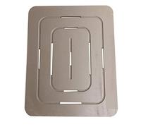 CASTELMERLINO Shower Accessories, okumè marine plywood, Taupe, 54 x 68