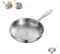 Casten-Co Titanium Hammered Pan, 2026 Upgrade Casten-Co Titanium Hammered Pan, Non-Stick Without Coating Cookware, Scratch-Resistant & Heat-Resistant Cookware (Without a lid,10.23in/26cm)
