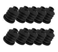 Caster Replacement Sleeves 10pcs Black Plastic Insert Mount for Chair Leg
