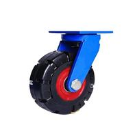 Caster Wheels 6/8/10/12inch Furniture Soft Rubber Universal Wheel Swivel Roller(6inch Universal)