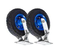 Caster Wheels,heavy duty casters, with Brakes Swivel Casters, 150mm 200mm 250mm, Fixed Caster, 2pcs, Heavy Duty Set, Screw(6" swivel)