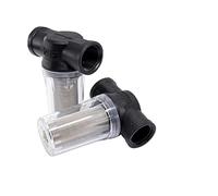 Caster Wheels Set 1Pcs Garden Pond 1/2inch 3/4inch 1inch Inline Mesh Strainer Water Pump Irrigation High Flow Pipeline Heavy Duty Casters(0.75inch 80um)