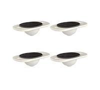 Caster Wheels Set Stainless Steel Pulley Universal Furniture Storage Box Roller Self Casters Pulley for Cabinet Trash 360° Caster Heavy Duty Casters(Glue Beads)