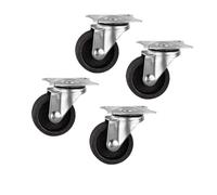 Casters 1.5 Inch Cast Iron Caster Diameter 4cm All Angle Wheel Height 5cm Furniture 4Pcs