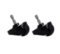 Casters Front Wheel，Compatible for Xiaomi，1S 1C，Compatible for Roborock，S5 S50 S6 S60 S5Max S6Maxv Pure Robotic Vacuum Cleaner Wheel Parts(Black 2pcs)