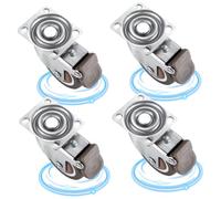 Casters Set of 4 Heavy Duty, Casters Set of 4 Heavy Duty, 1 Inch Anti-Rust Silent Thickened Caster Wheels, 360° Swivel Wheels for Furniture