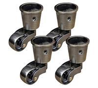 Casters, Swivel Castor, Piano Copper Casters, Furniture Casters, Chair Caster, 25mm Diameter,Load Capacity 100kg,with Screws