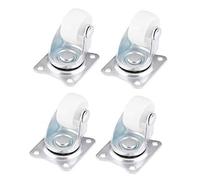 Casters Wheels, Delaman Heavy Duty 1 inch Universal 360 Degree Rotating Swivel Casters for Desk Chair Coffee Table Toy Shoes bins Set of 4 castors rotating castors table wheels small type