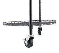 Casters Wheels Suitable for Shelves Shelf Shelving Rack,Thread Stem 1/4 Inch Replacement Wheels for Metal Wire Shelf Shelves Shelving Rack,Universal Shelving Unit Wheels,3 Inch