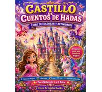 Castillo de Cuentos de Hadas: Libro de Colorear y Actividades