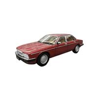 Casting Car Model 1 18 For Jaguar XJ6 XJ40 Red And Black Fully Open Alloy Car Model Classic Display Collectibles For Car Model Fans(Red)