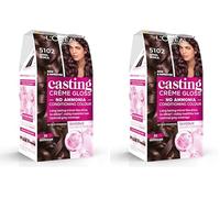 Casting Crème Gloss 513 Iced Truffle: This no-ammonia, semi-permanent hair colour lasts 32 washes. Experience up to 3x glossier, 4x silkier, visibly healthier hair with a luxurious iced truffle shade.