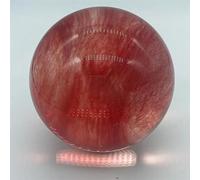 Casting Crystal Ball red and Yellow Wealth Living Room Office Decoration Ornaments (Color : Rosa, Size 300g)