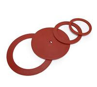 Casting Machine Gasket Rubber Gasket Jewelry Making Tools Accessory 4pcs Quality Rubber Material Non Deformation Professional Jewelry Processing Replacement for Jewelry Makers