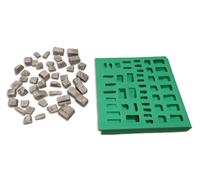Casting mold silicone mold archways/windows for the crib set 3