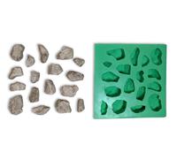 Casting mold silicone mold field stones nativity building blocks set 9