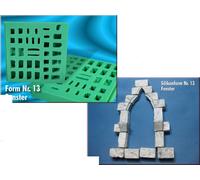 Casting mold silicone mold window crib building blocks set 13