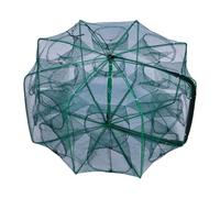 Casting Net, Portable Folded Throwing Net, Crab Trap Minnow Net, Fishing Net Cage, Cast Net Cage, Efficient 8 Hole Fish Recycling Fishing Accessories for Shrimp Fish
