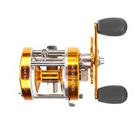 Casting Reels, Metal Left Right Hand Spinning Reel Soft Grip Powerful All Metal Fishing Lure Reel for Inshore Boat Freshwater Saltwater Fishing (Right Hand)