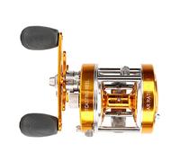 Casting Reels, Metal Left Right Hand Spinning Reel Soft Grip Powerful All Metal Fishing Lure Reel for Inshore Boat Freshwater Saltwater Fishing (Left Hand)