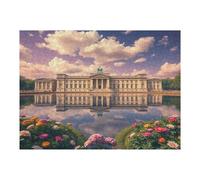 Castle 500 Piece Jigsaw Puzzle for Adults Paisaje Edificio Jigsaw Essential Parent Activity Family Game Vibrant Fun Ideal 500 PCS