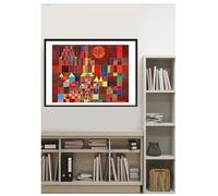 Castle and Sun Paul Klee Vintage Retro Advertising Poster Home Decor Wall Art Living Room Print A4 No Frame Include