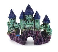 Castle Aquarium Decoration Resin Simulation Fortress Aquarium Decoration Solid Fish Accessories Aquatic Cave Fish Aquarium Accessoires