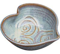 Castle Arch Pottery Ireland Heart Shaped Serving Bowl by